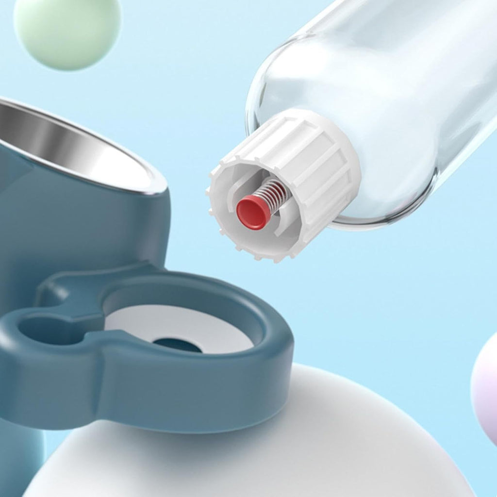 Cat Food And Water Bowl Set - 16 Degree Tilted Dog Dish With Water Dispenser Removable Pet Feeder Bowl Dog Drinking And Eating Bowl Detachable Pet Feeder Bowl For Cats And Dogs