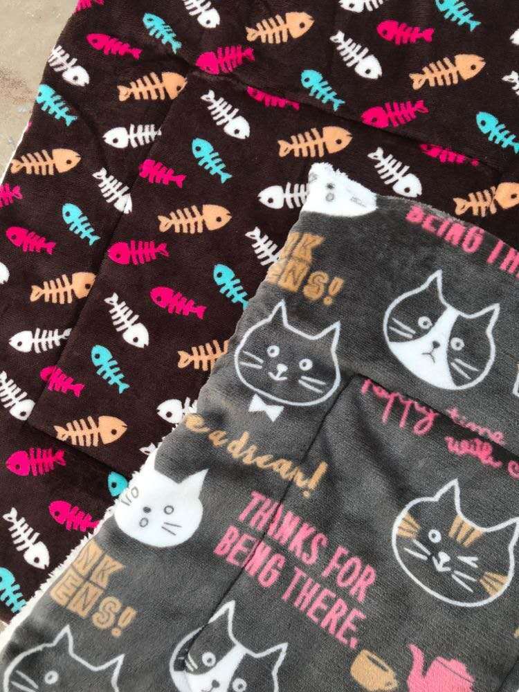 Pet Cartoon Thick Winter Warm Blanket